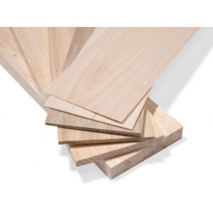 Madera Balsa en Plancha 4mmx10cm