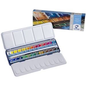 Acuarela Van Gogh x24 pastillas - metal