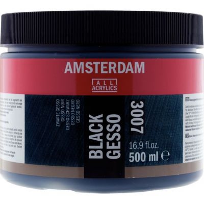 Gesso Amsterdam 007 500ML NEGRO