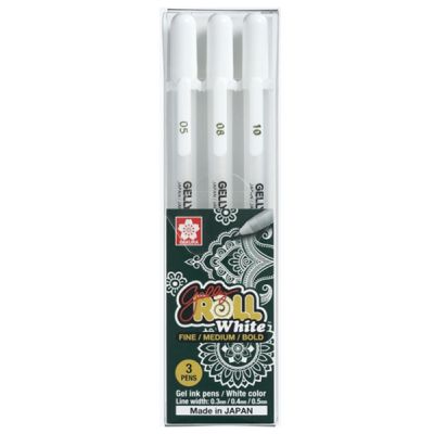 Gelly Roll Blanco Estuche x3