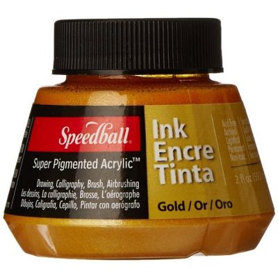 Tinta Speedball DORADA 2oz