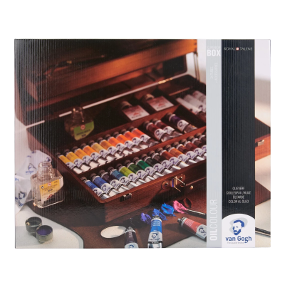 Caja Superior de pinturas al óleo