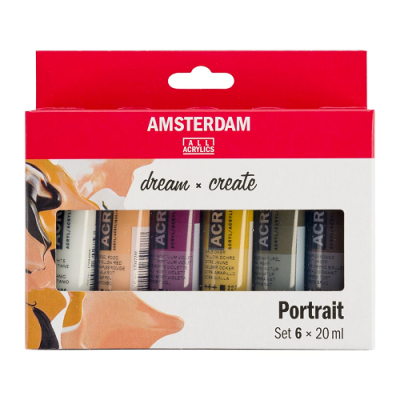 Acrilico Amsterdam 6 unidades de 20ml