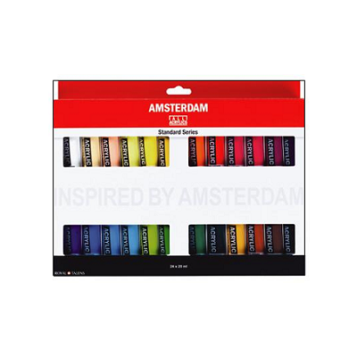 Acrilico Amsterdam 24 unidades de 20ml