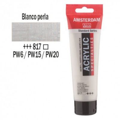 Acrílico Amsterdam 120ml - BLANCO PERLA 817