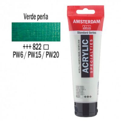 Acrílico Amsterdam 120ml Verde Perla 822