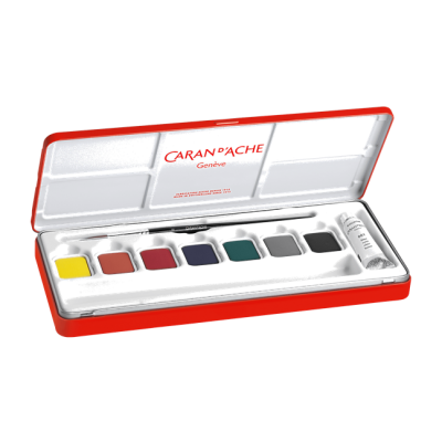 GOUACHE STUDIO Caja de x 8 pastillas de colores 