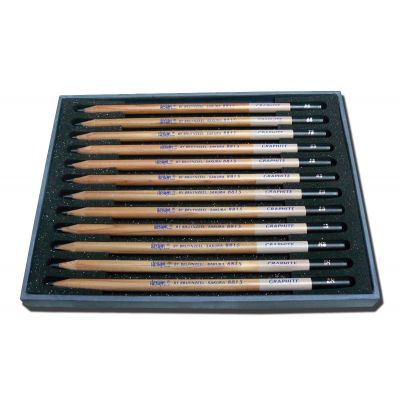 Design Estuche grafito lujo x12