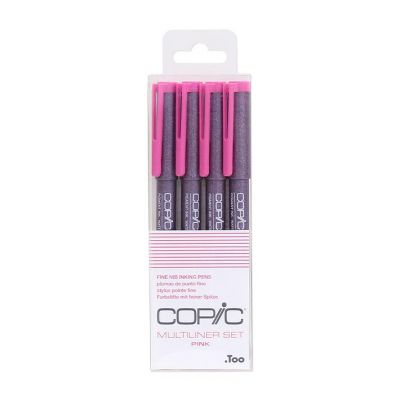 Multiliners x4 rosa