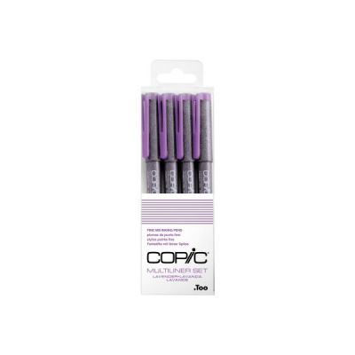 Multiliners x4 violeta