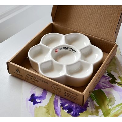 Paleta de porcelana Spondylus