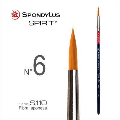 Pincel Spondylus Spirit 6 S110 punta