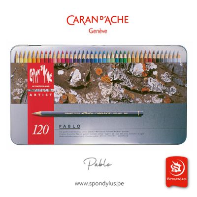 PABLO de CARAN D'ACHE x120 Estuche metalico