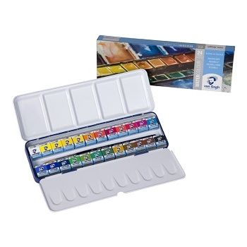 Acuarela Van Gogh x24 pastillas - metal