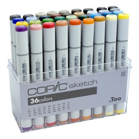 Marcadores Copic x36