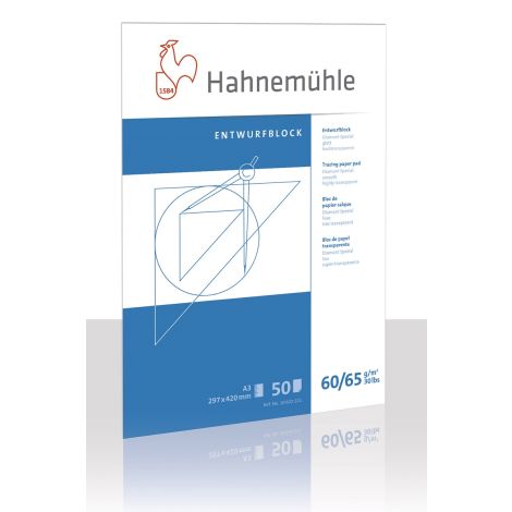 Block Papel Transparente A3 Diamant 65Gr