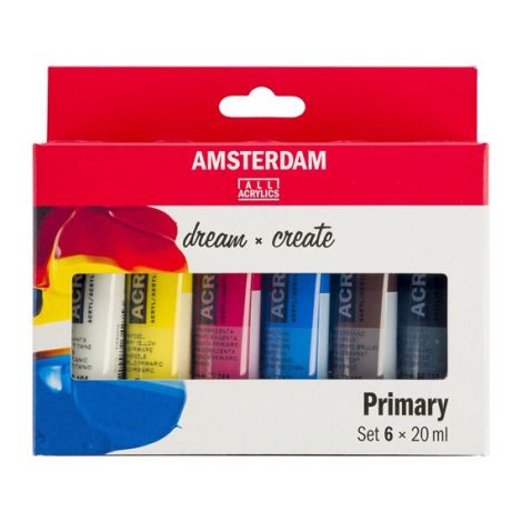 Acrilico Amsterdam  x6 und de 20ml