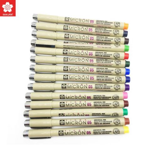 Pigma Micron 0.5 colores