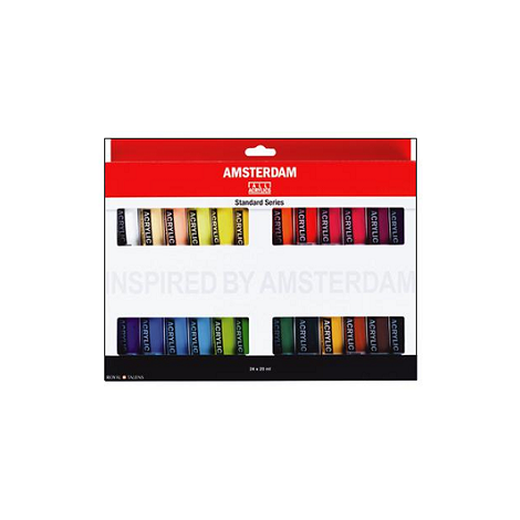 Acrilico Amsterdam 24 unidades de 20ml