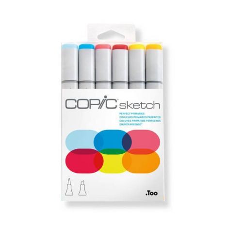 Copic Sketch x6 Colores Primarios Perfectos