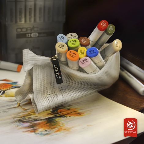 12 Copic Sketch + Estuche.