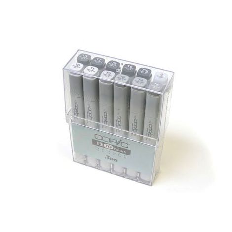 COPIC Clasic Set TG - 12 un.