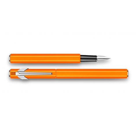 Pluma Estilográfica 849 Metal - Naranja Fluo