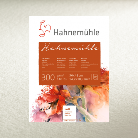 Block Hahnemühle Acuarela 300Gr