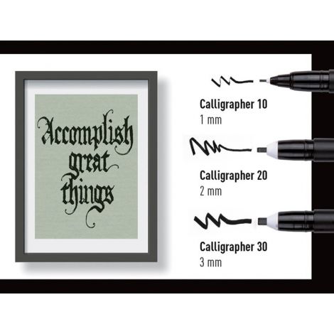 Pigma Calligrapher, negro