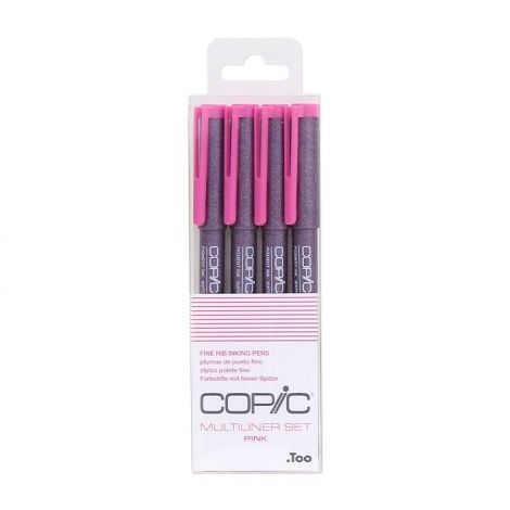 Multiliners x4 rosa