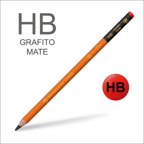 OVER LÁPIZ HB GRAFITO MATE