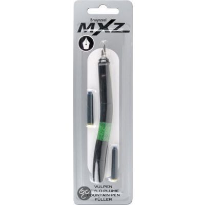 Pluma fuente mxz + 2 tintas 