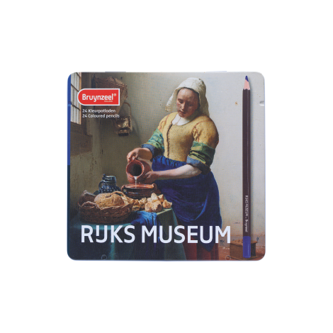 Rijksmuseum Bruynzeel Lápices de color x24 - Lechera de Vermeer
