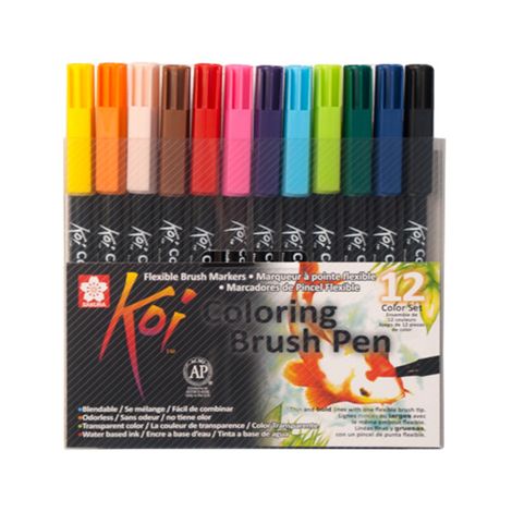 Koi Coloring Brush Estuche x12