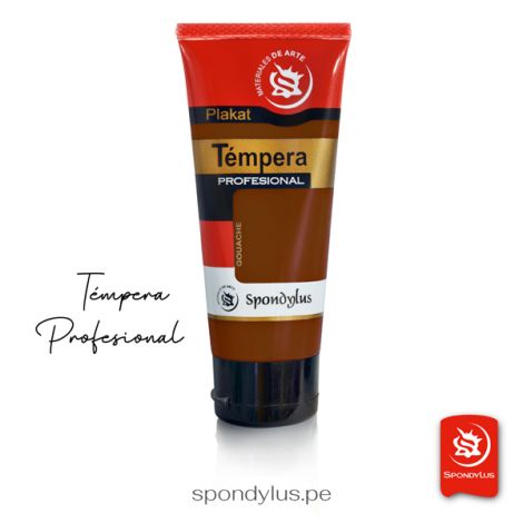 Témpera Profesional Spondylus 100ml. Marrón 400