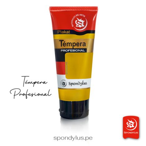 Tempera Profesional Spondylus 100ml. Amarillo Ocre 227